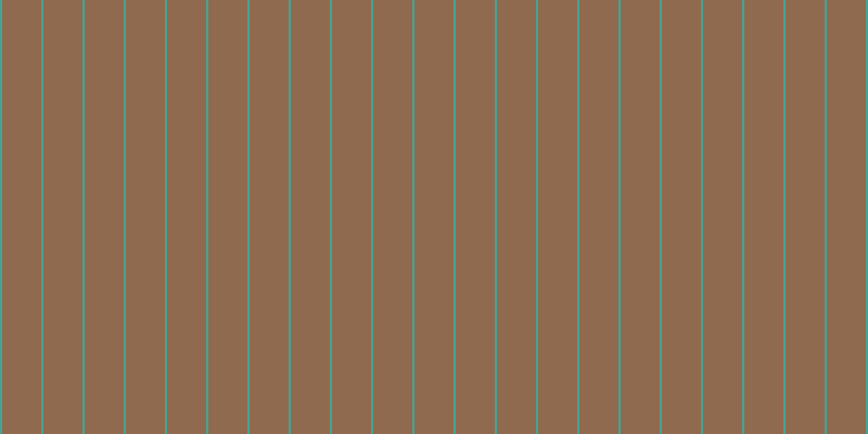 #906a4e, #46a393 vertical lines, two pixels wide, thirty-six pixels apart