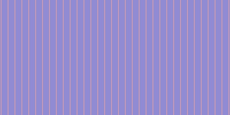 #908bd2, #eba393 vertical lines, two pixels wide, twenty-two pixels apart