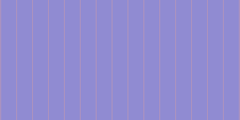 #908bd2, #eba393 vertical lines, one pixels wide, fifty-two pixels apart