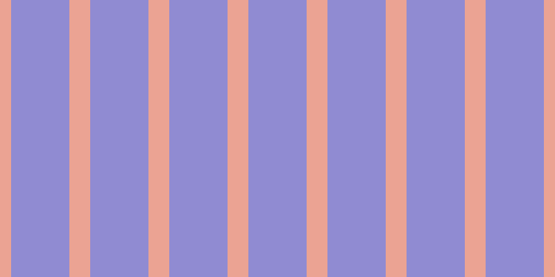 #908bd2, #eba393 vertical lines, thirty pixels wide, eighty-four pixels apart