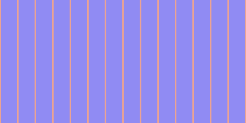 #908bf3, #eba393 vertical lines, five pixels wide, fifty-two pixels apart