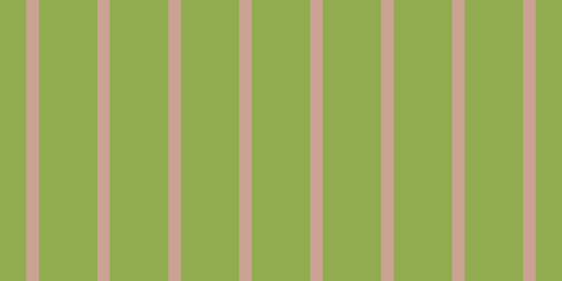 #90ac4e, #caa393 vertical lines, eighteen pixels wide, eighty-three pixels apart