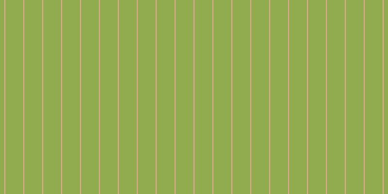 #90ac4e, #eba393 vertical lines, two pixels wide, thirty-seven pixels apart