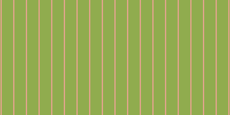#90ac4e, #eba393 vertical lines, four pixels wide, forty pixels apart