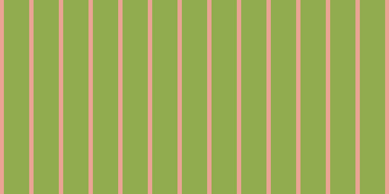 #90ac4e, #eba393 vertical lines, nine pixels wide, fifty-two pixels apart