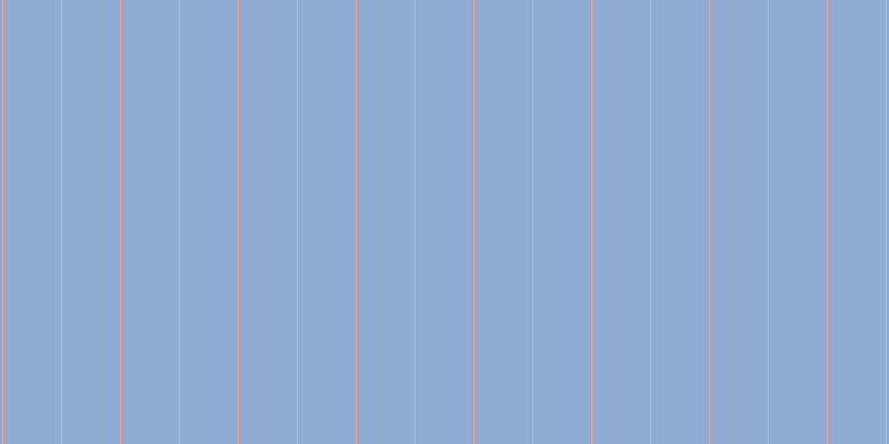 #90acd2, #eba393 vertical lines, one pixels wide, fifty-two pixels apart