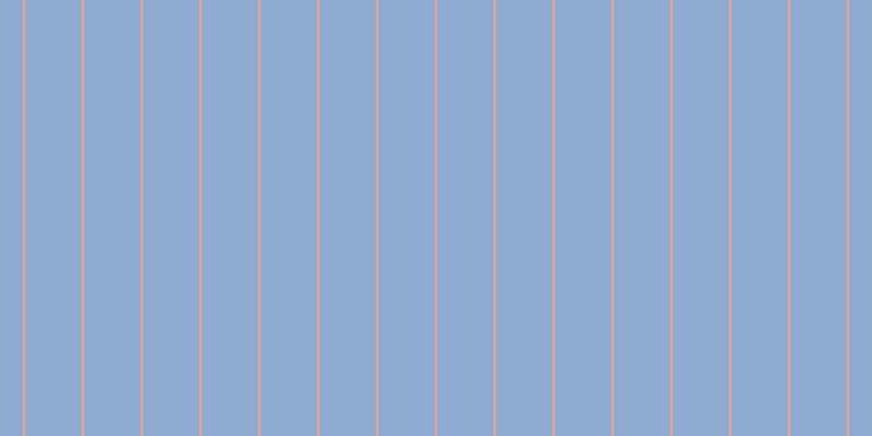 #90acd2, #eba393 vertical lines, two pixels wide, fifty-two pixels apart