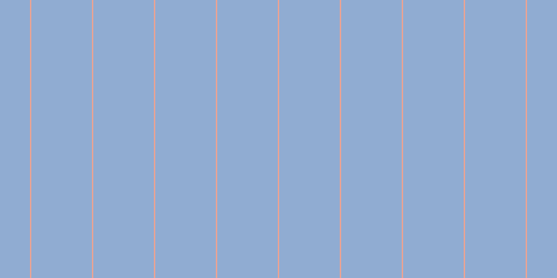 #90acd2, #eba393 vertical lines, two pixels wide, eighty-seven pixels apart