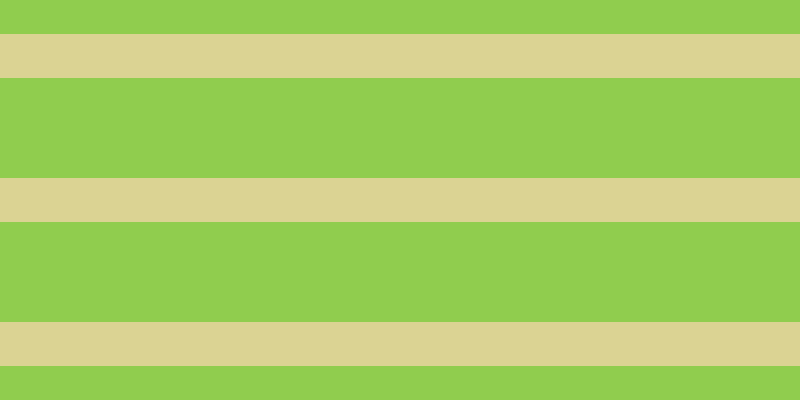 #90cd4e, #dbd393 horizontal lines, forty-four pixels wide, one hundred pixels apart
