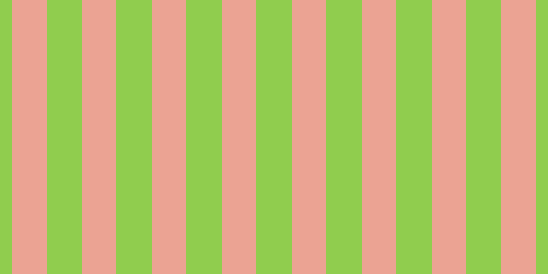 #90cd4e, #eba393 vertical lines, fifty pixels wide, fifty-two pixels apart