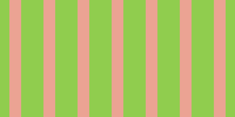#90cd4e, #eba393 vertical lines, forty pixels wide, seventy-six pixels apart