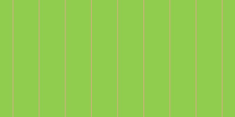 #90cd4e, #eba393 vertical lines, two pixels wide, eighty-seven pixels apart