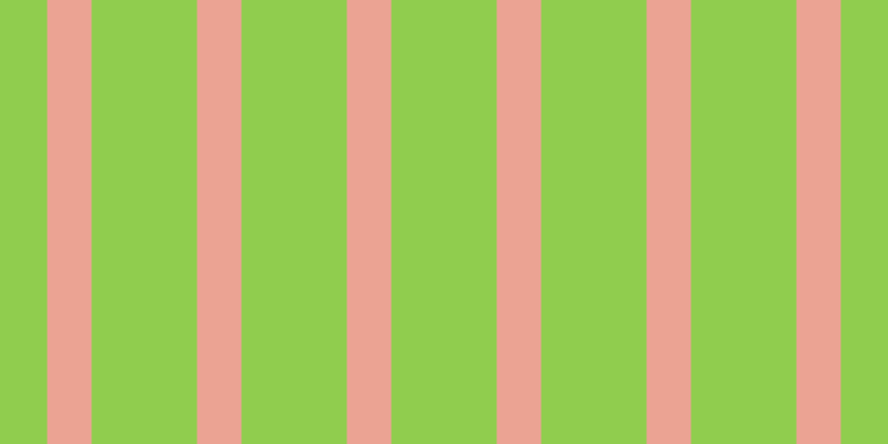#90cd4e, #eba393 vertical lines, forty pixels wide, ninety-five pixels apart
