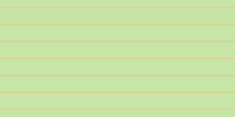 #90cd4e (50%), #dbd393 horizontal lines, six pixels wide, fifty-two pixels apart