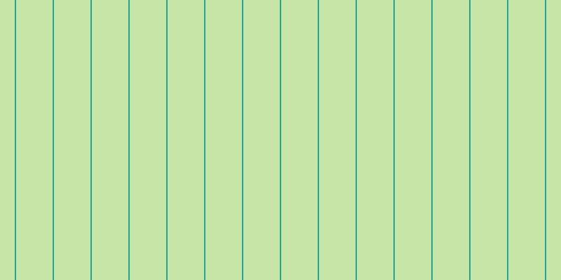 #90cd4e (50%), #25a393 vertical lines, two pixels wide, fifty-two pixels apart