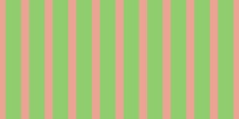 #90cd6f, #eba393 vertical lines, twenty-seven pixels wide, fifty-two pixels apart