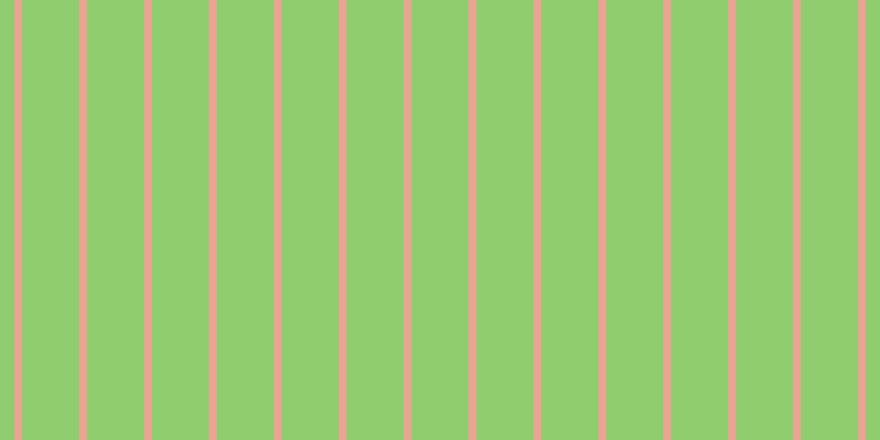 #90cd6f, #eba393 vertical lines, seven pixels wide, fifty-two pixels apart