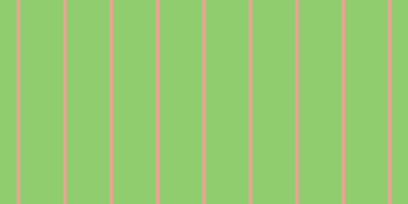 #90cd6f, #eba393 vertical lines, seven pixels wide, eighty-four pixels apart