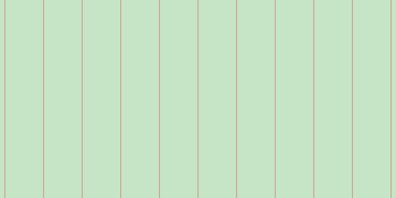 #90cd90 (50%), #caa393 vertical lines, two pixels wide, seventy-six pixels apart