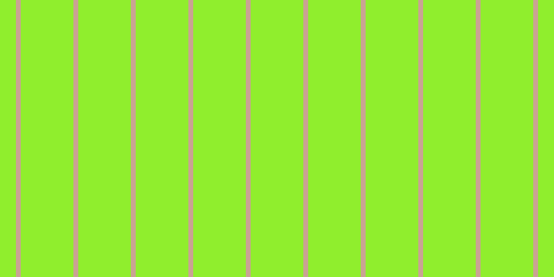 #90ee2d, #caa393 vertical lines, seven pixels wide, seventy-six pixels apart