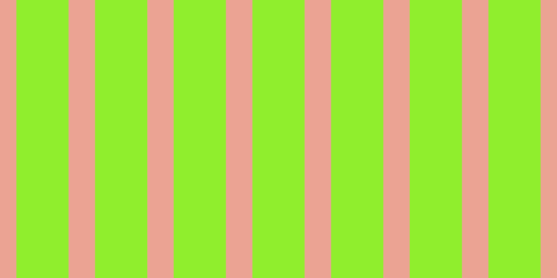 #90ee2d, #eba393 vertical lines, thirty-eight pixels wide, seventy-five pixels apart