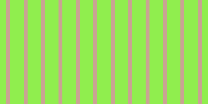 #90ee4e, #caa393 vertical lines, fifteen pixels wide, fifty-two pixels apart