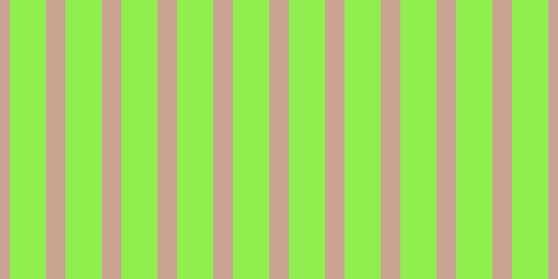 #90ee4e, #caa393 vertical lines, twenty-eight pixels wide, fifty-two pixels apart