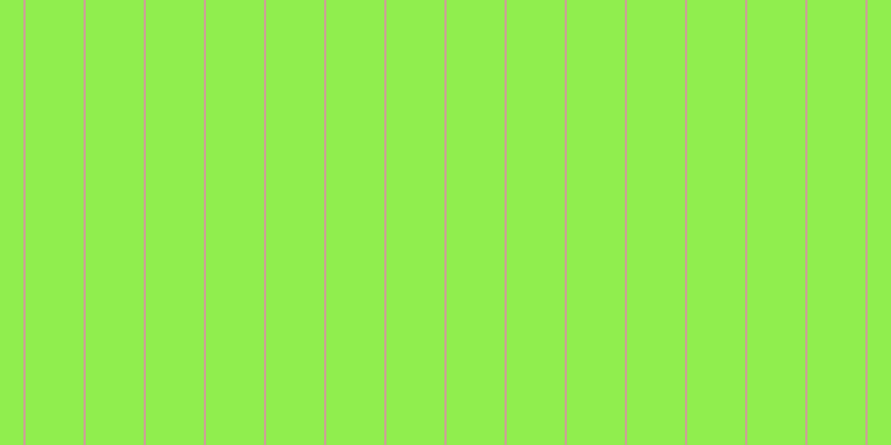 #90ee4e, #caa393 vertical lines, two pixels wide, fifty-two pixels apart