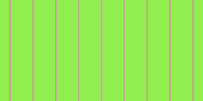#90ee4e, #caa393 vertical lines, six pixels wide, eighty-four pixels apart