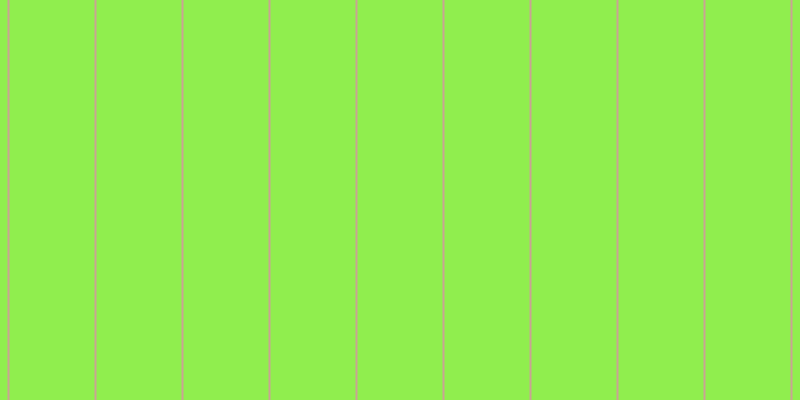 #90ee4e, #caa393 vertical lines, two pixels wide, eighty-five pixels apart