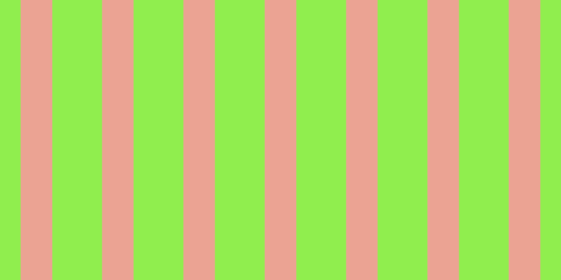 #90ee4e, #eba393 vertical lines, forty-five pixels wide, seventy-one pixels apart