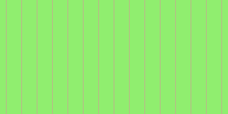 #90ee6f, #caa393 vertical lines, two pixels wide, fifty-two pixels apart