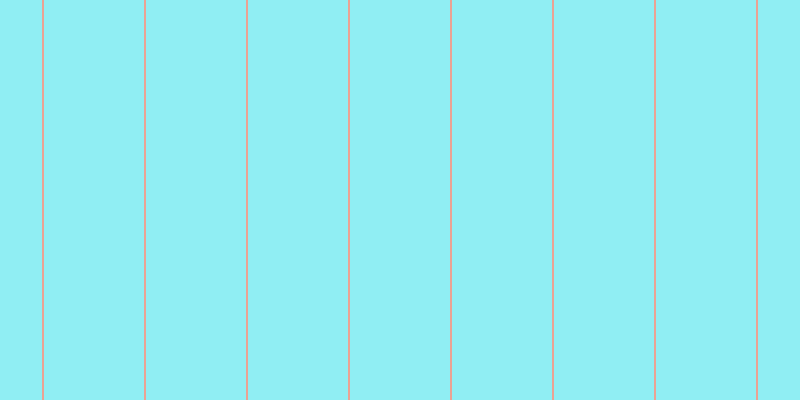 #90eef3, #eba393 vertical lines, two pixels wide, one hundred pixels apart