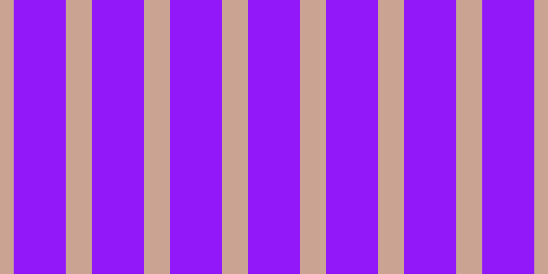 #9218fa, #caa393 vertical lines, thirty-eight pixels wide, seventy-six pixels apart