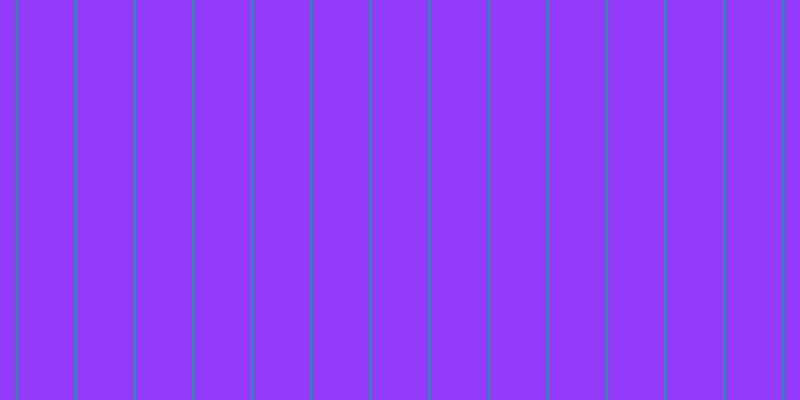 #9239fa, #04a393 vertical lines, two pixels wide, fifty-seven pixels apart
