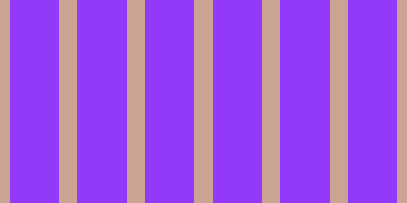 #9239fa, #caa393 vertical lines, thirty-six pixels wide, ninety-seven pixels apart
