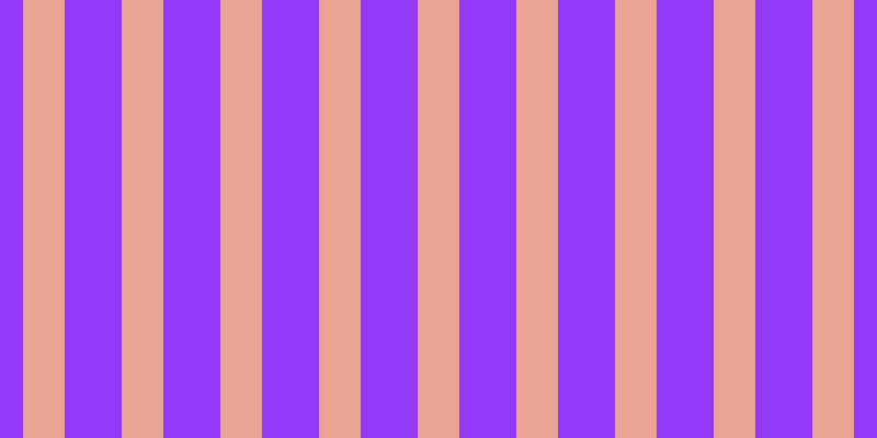#9239fa, #eba393 vertical lines, thirty-eight pixels wide, fifty-two pixels apart