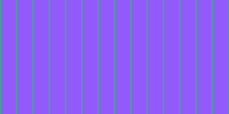 #925afa, #46a393 vertical lines, five pixels wide, fifty-two pixels apart