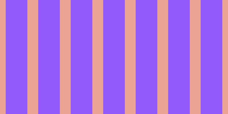 #925afa, #eba393 vertical lines, thirty-eight pixels wide, seventy-six pixels apart