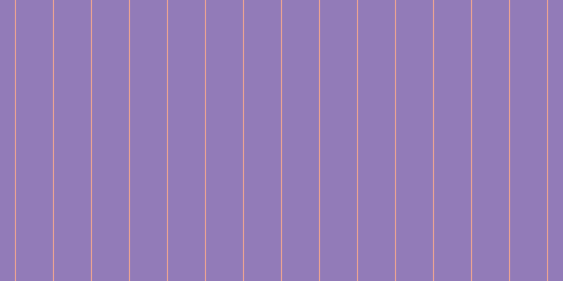#927bb8, #eba393 vertical lines, two pixels wide, fifty-two pixels apart