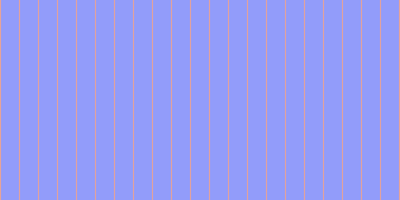 #929cfa, #eba393 vertical lines, two pixels wide, thirty-six pixels apart