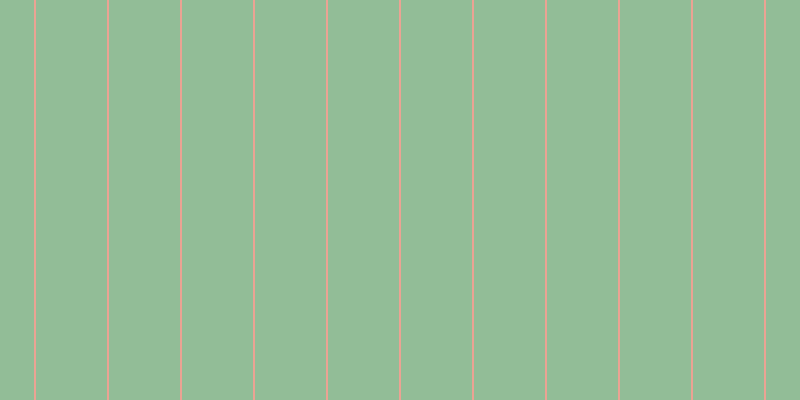 #92bd97, #eba393 vertical lines, two pixels wide, seventy-one pixels apart