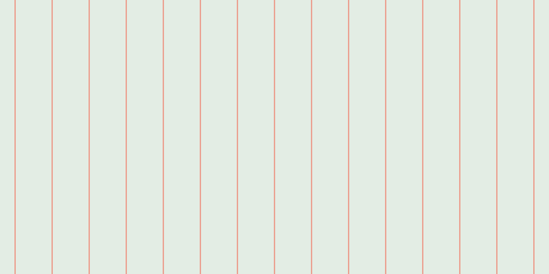 #92bd97 (25%), #eba393 vertical lines, two pixels wide, fifty-two pixels apart