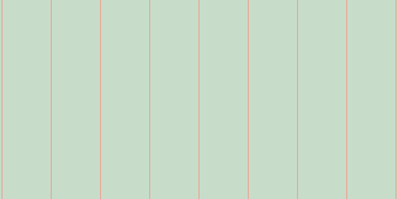 #92bd97 (50%), #eba393 vertical lines, two pixels wide, ninety-seven pixels apart