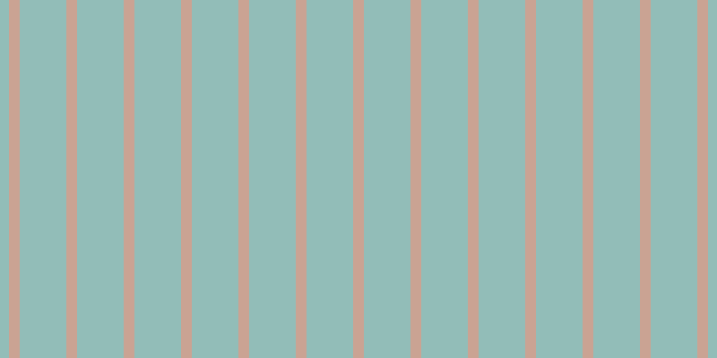 #92bdb8, #caa393 vertical lines, twelve pixels wide, fifty-two pixels apart