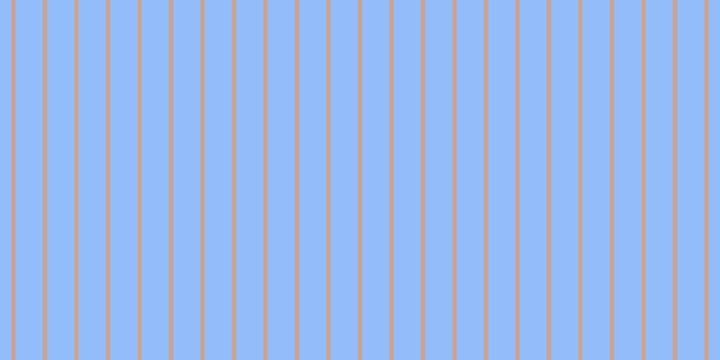 #92bdfa, #caa393 vertical lines, five pixels wide, thirty pixels apart