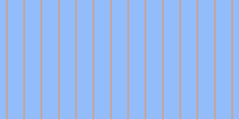 #92bdfa, #caa393 vertical lines, six pixels wide, fifty-two pixels apart