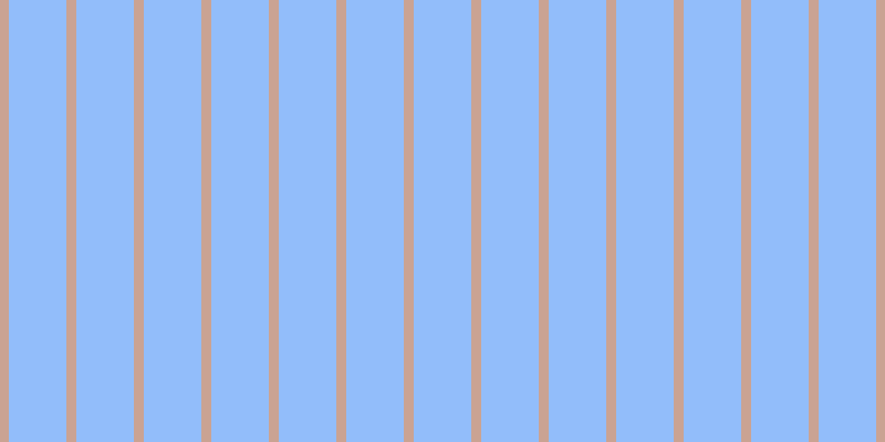 #92bdfa, #caa393 vertical lines, nine pixels wide, fifty-two pixels apart