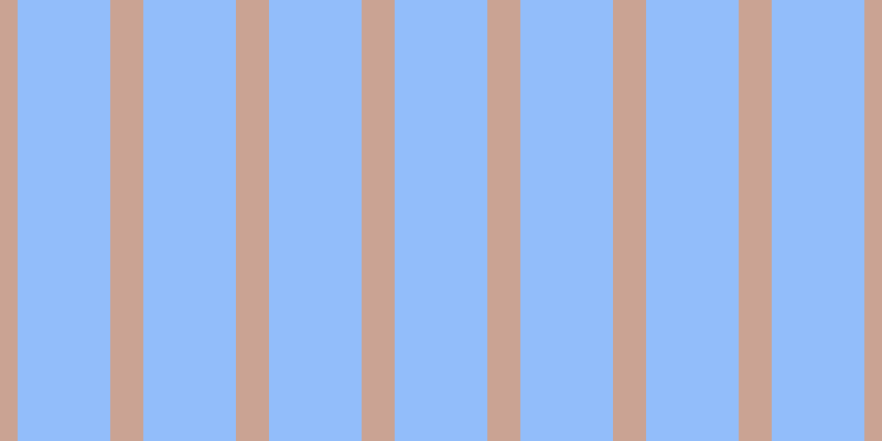 #92bdfa, #caa393 vertical lines, thirty pixels wide, eighty-four pixels apart