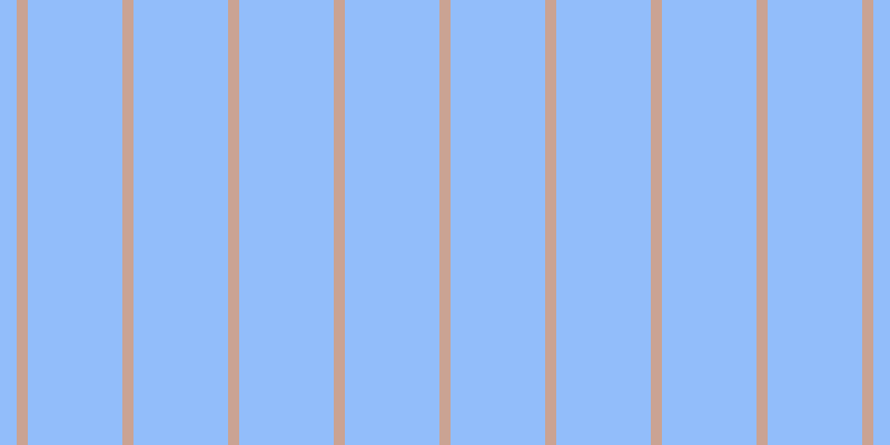 #92bdfa, #caa393 vertical lines, ten pixels wide, eighty-five pixels apart